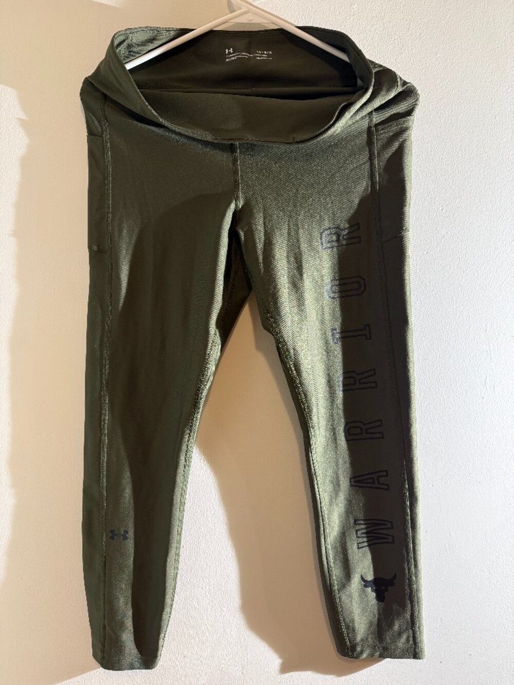 Under Armour Project Rock HeatGear "Warrior" Compression Leggings | LG